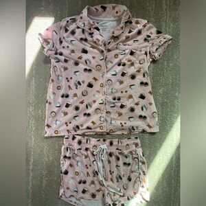 Coffee-print pajamas